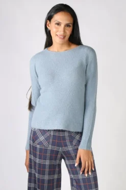 Indi & Cold Emily Knit Jumper In Blue