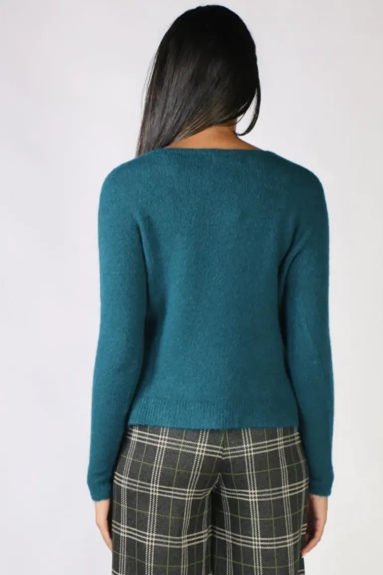 Indi & Cold Emily Knit Jumper In Slate