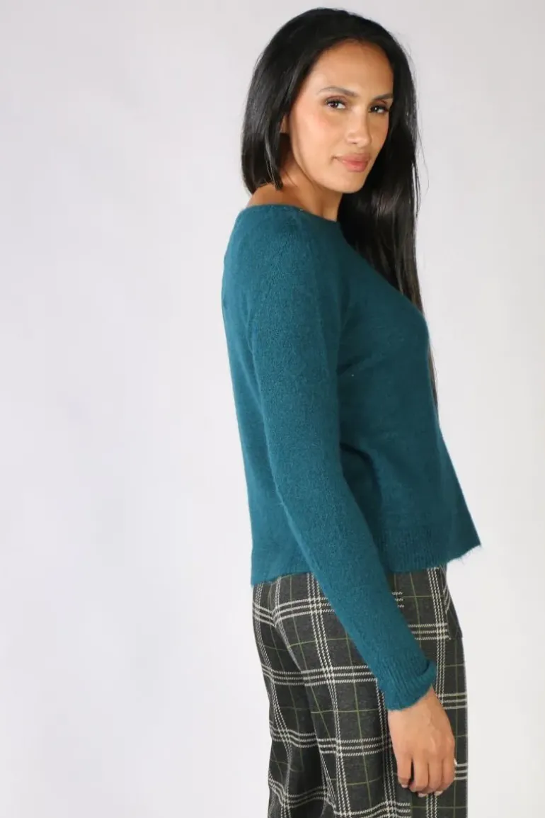 Indi & Cold Emily Knit Jumper In Slate
