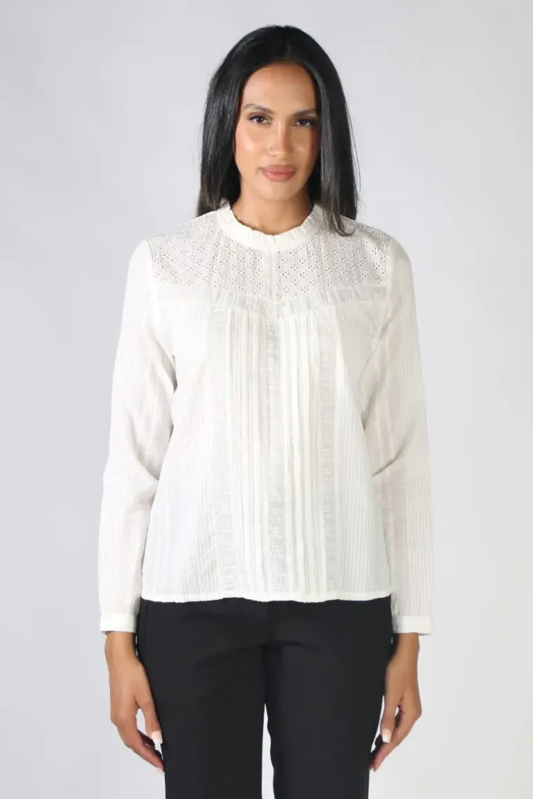 Indi & Cold Ethnic Shirt In Beige