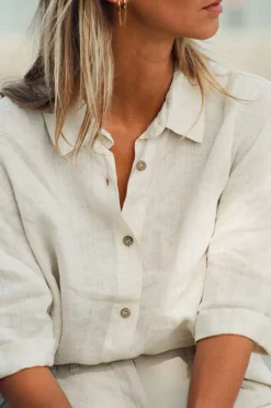 Indi & Cold Natural Boxy Shirt
