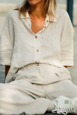 Indi & Cold Natural Boxy Shirt
