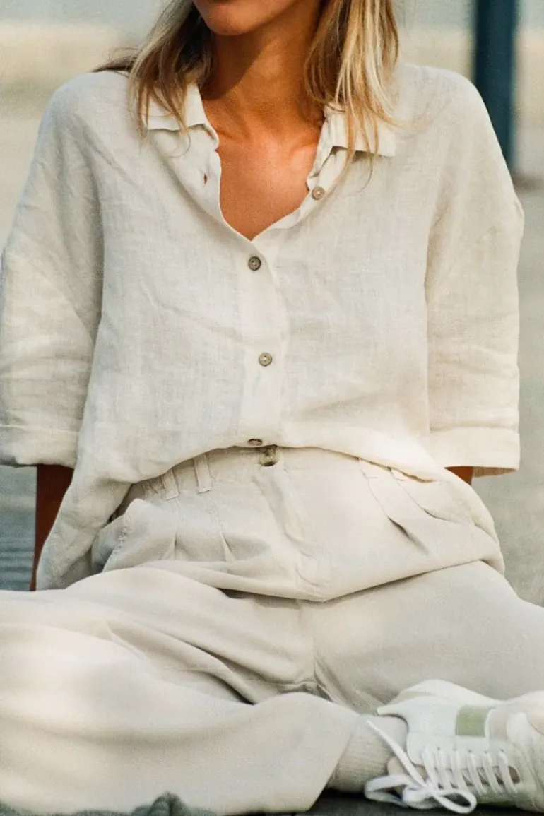 Indi & Cold Natural Boxy Shirt