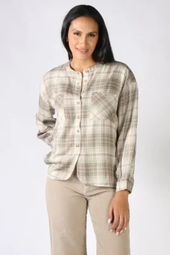 Indi & Cold Pixie Shirt In Beige