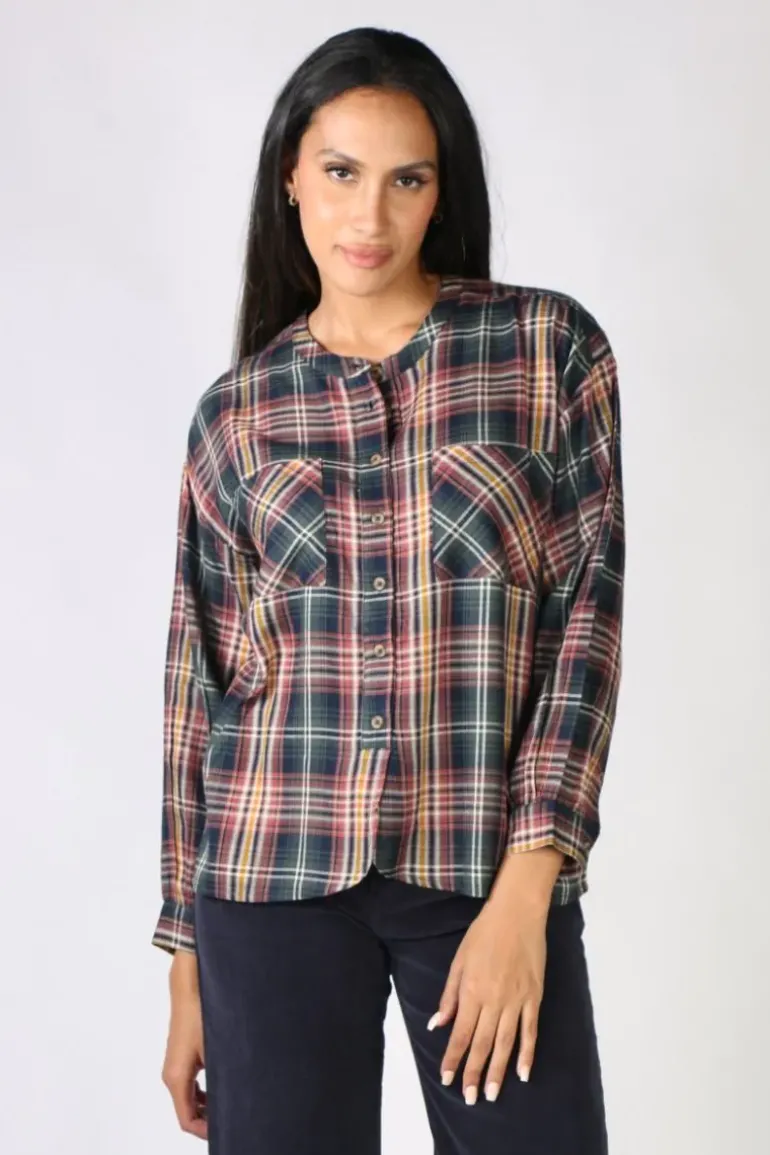 Indi & Cold Pixie Shirt In Navy