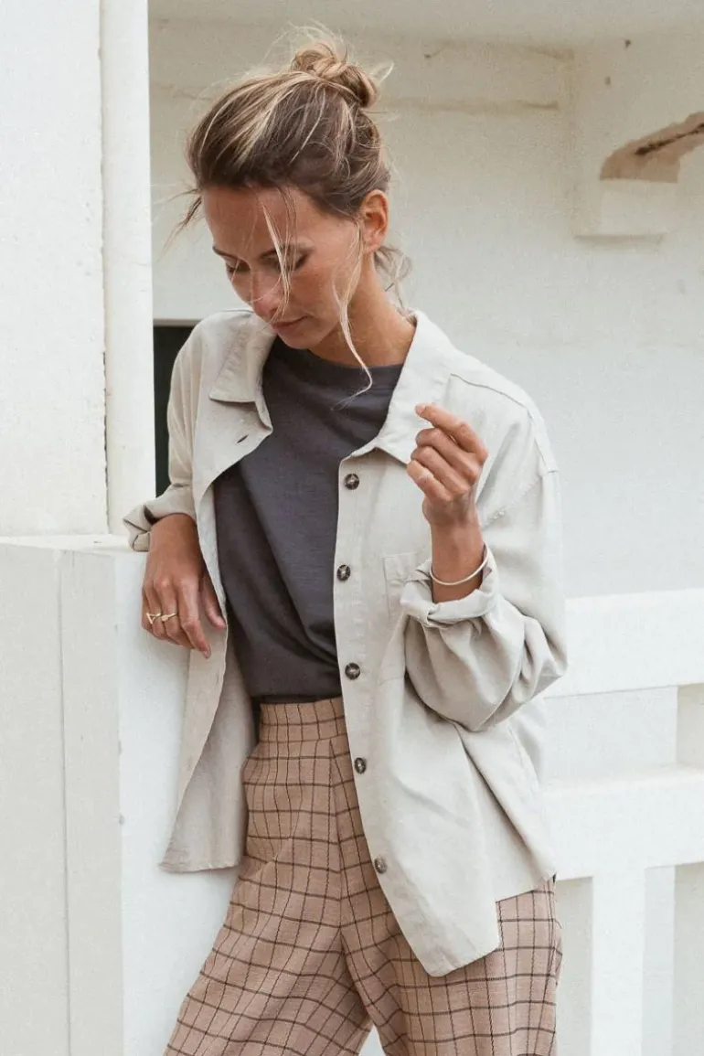 Indi & Cold Range Shirt In Stone
