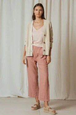 Indi & Cold Slouch Cardi In Natural