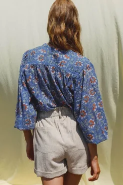 Indi & Cold Tessa Shirt In Blue