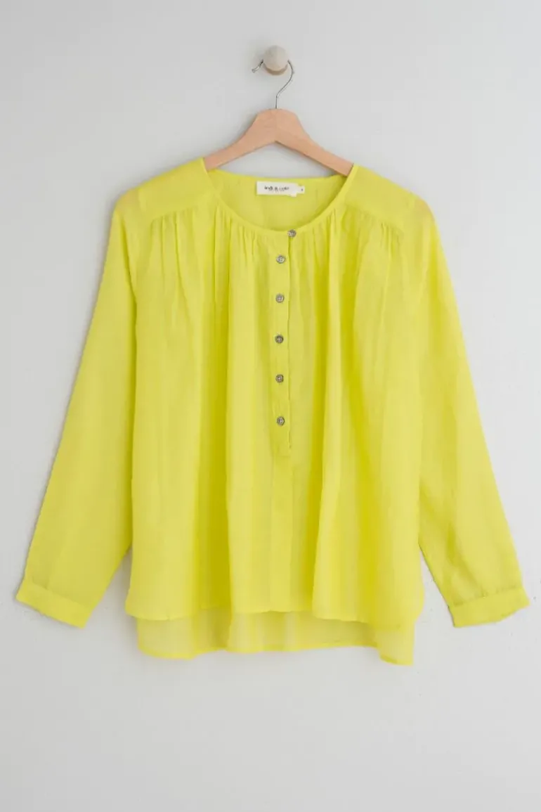Indi & Cold Vera Shirt In Lime