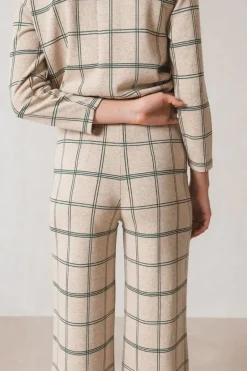 Indi And Cold James Cropped Pant In Beige