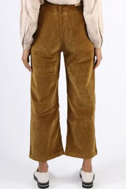 Indi And Cold Micro Corduroy Gina Pant In Tan