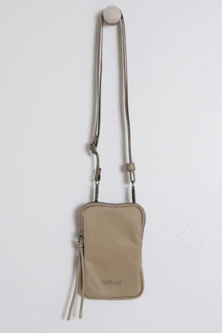 Indi And Cold Mini Technical Bag In Beige