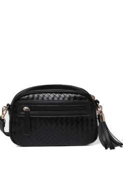 Jacinta Woven Bag By Louenhide In Black