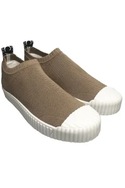 Knitted Sand Shoe By Carrano In Biscuit