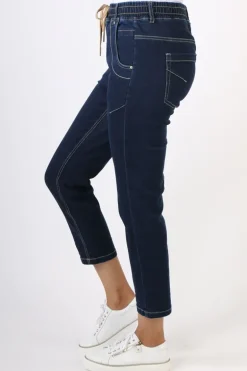 Lania Boyfriend Jean In Dark Denim