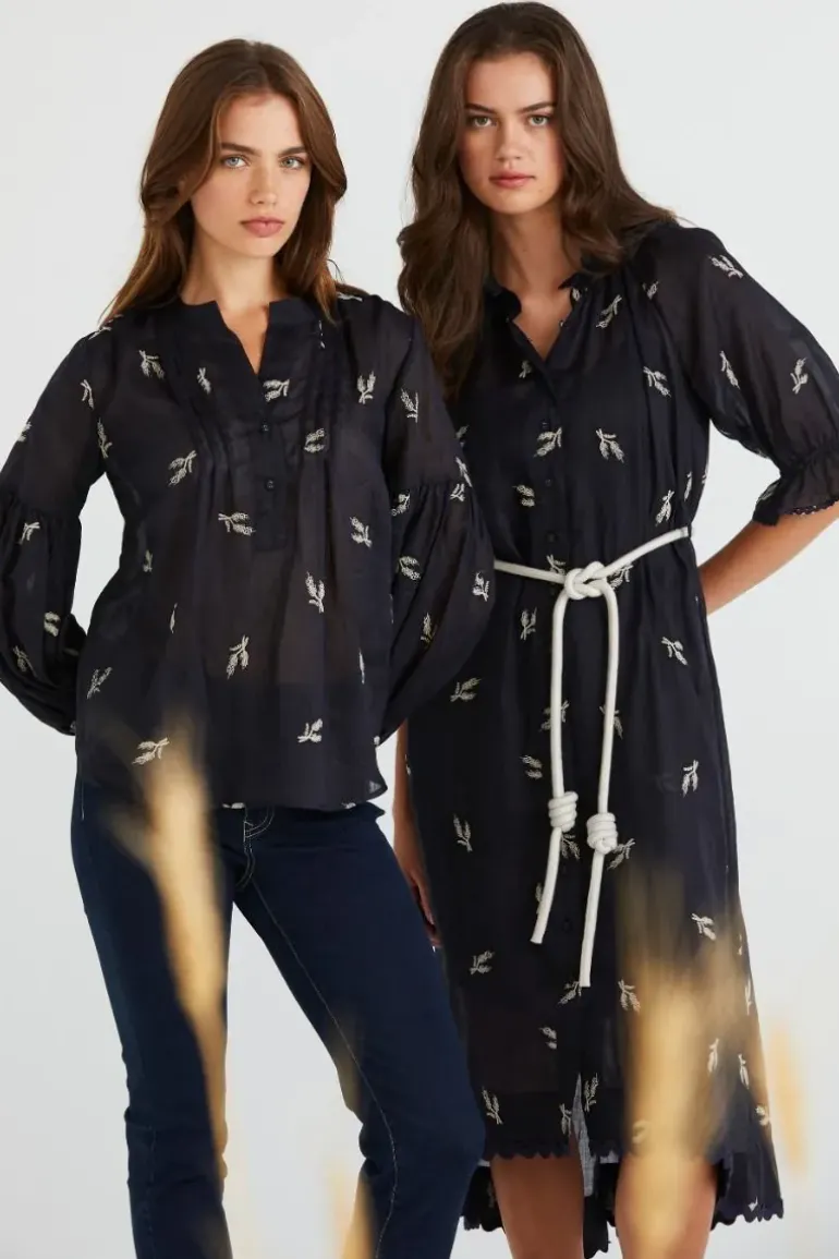 Lania Catalina Dress In Navy