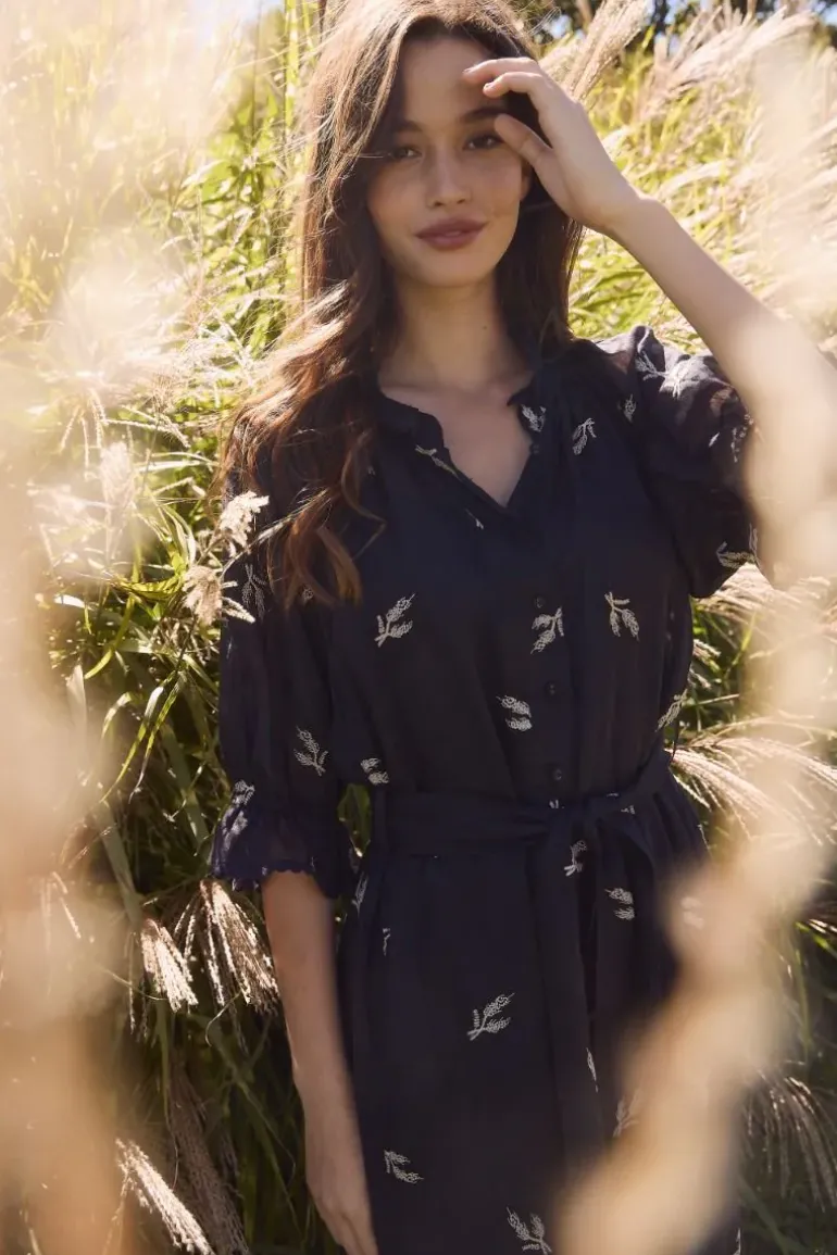 Lania Catalina Dress In Navy