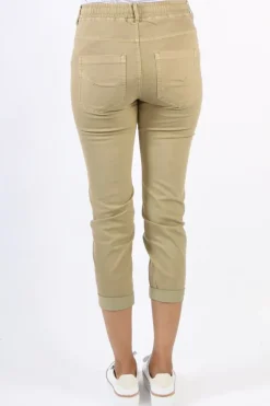 Lania Zane Boyfriend Jean In Camel