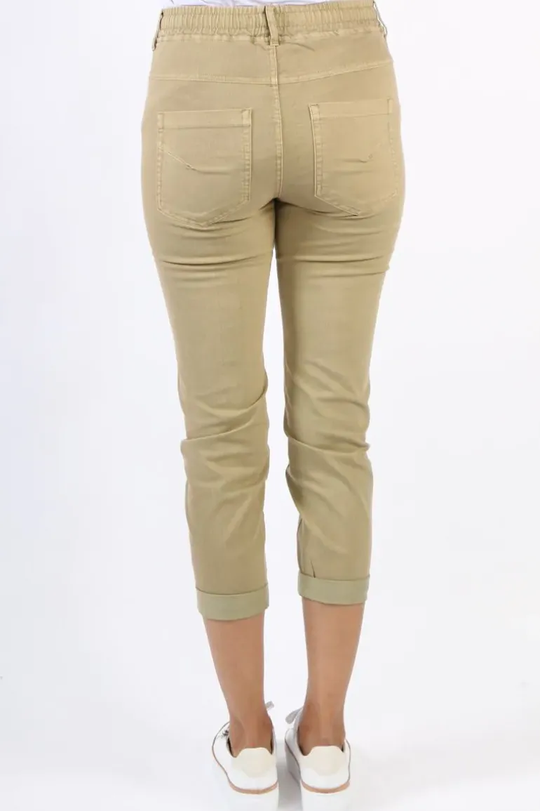 Lania Zane Boyfriend Jean In Camel
