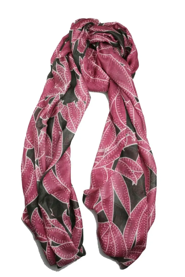 Leaf Designer Scarf By Namaskar