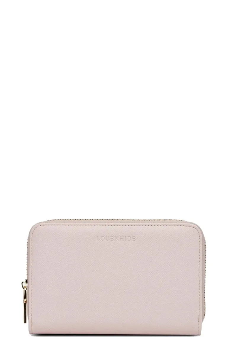 Lizzie Jewellery Case In Pale Pink