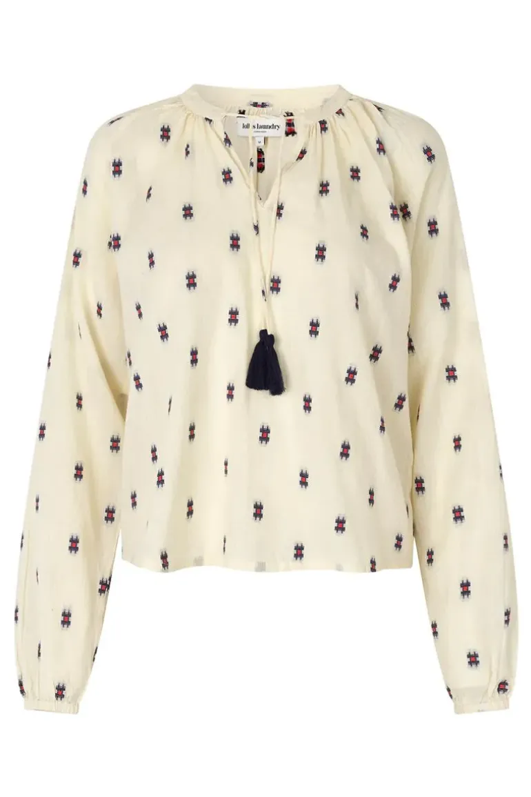 Lollys Laundry Bihar Shirt In Cream