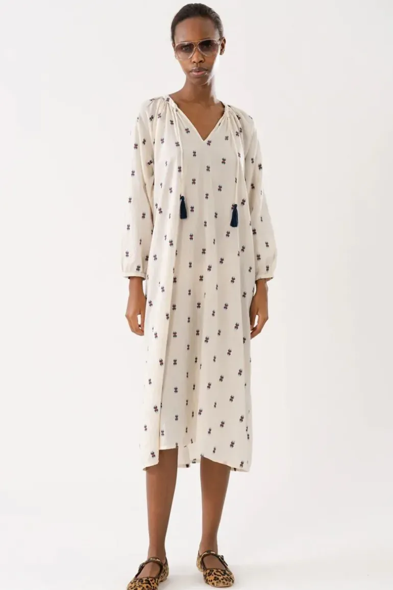 Lollys Laundry Punjab Dress In Cream