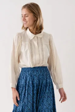 Lollys Laundry Siena Shirt In Cream