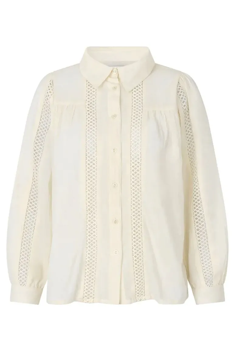 Lollys Laundry Siena Shirt In Cream