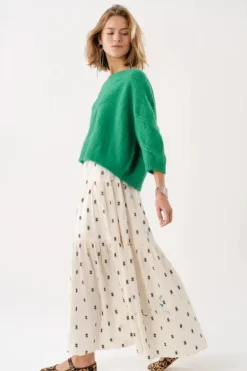 Lollys Laundry Sunset Skirt In Cream