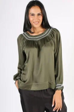 Loobies Story Eugenie Shirt In Olive