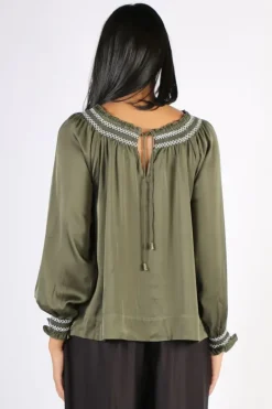 Loobies Story Eugenie Shirt In Olive