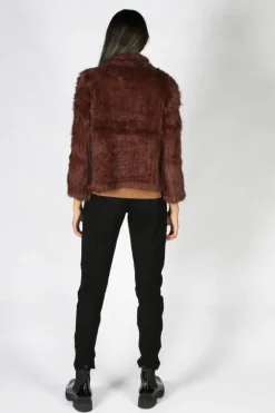 Loobies Story Gigi Jacket In Chocolate