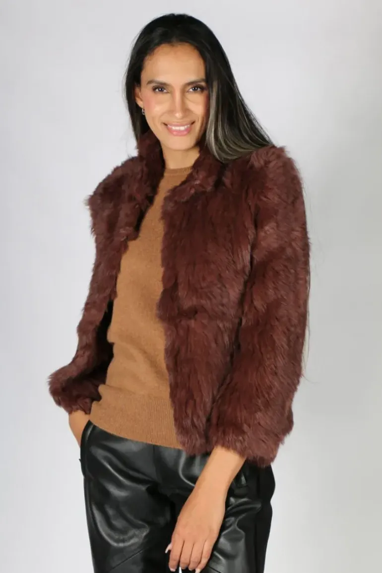 Loobies Story Gigi Jacket In Chocolate