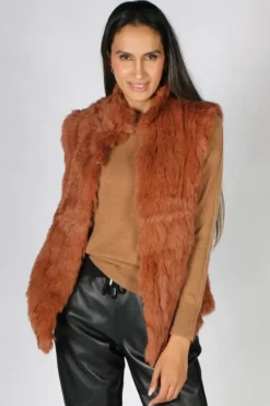 Loobies Story Gigi Vest In Ginger