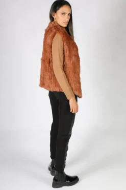 Loobies Story Gigi Vest In Ginger