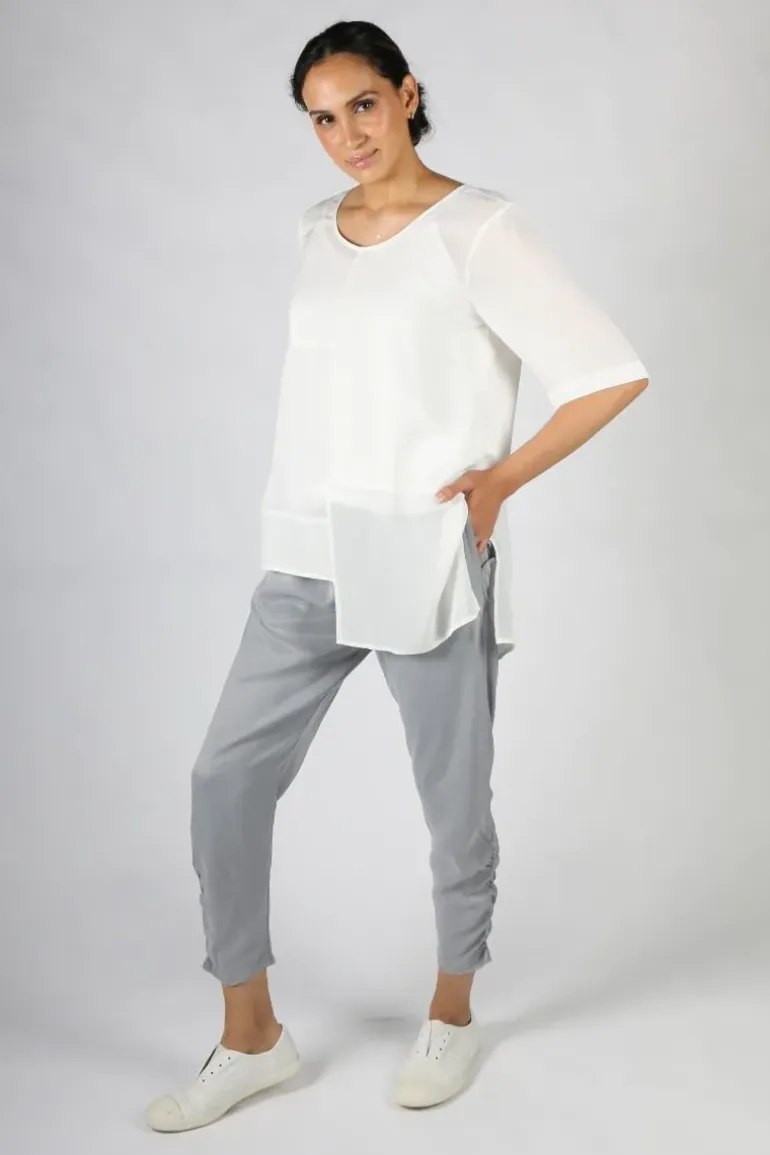 Lounge Cupro Crozet Pants In Dove