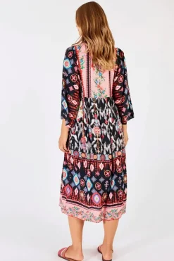 Lula Life Clara Maxi Dress In Multi