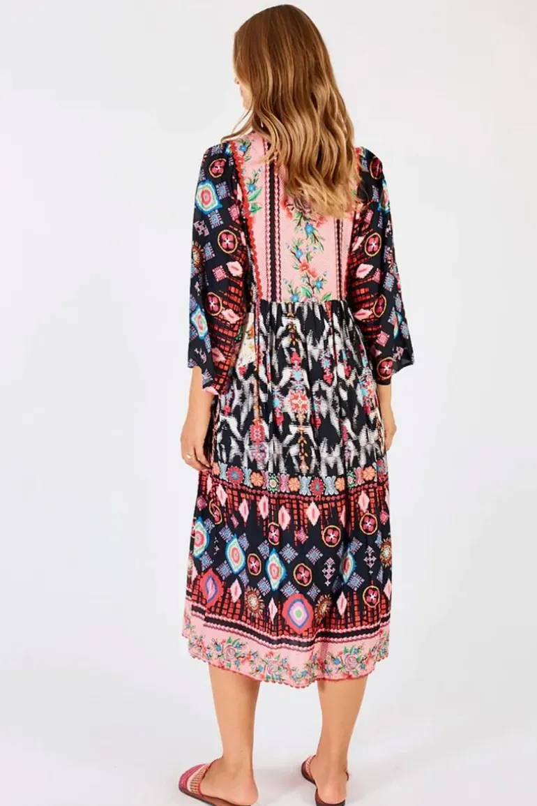 Lula Life Clara Maxi Dress In Multi