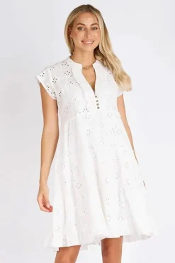 Lula Life Finley Sun Dress In White