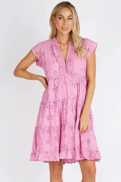Lula Life Finley Sun Dress In Musk