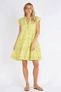 Lula Life Finley Sun Dress In Citrus