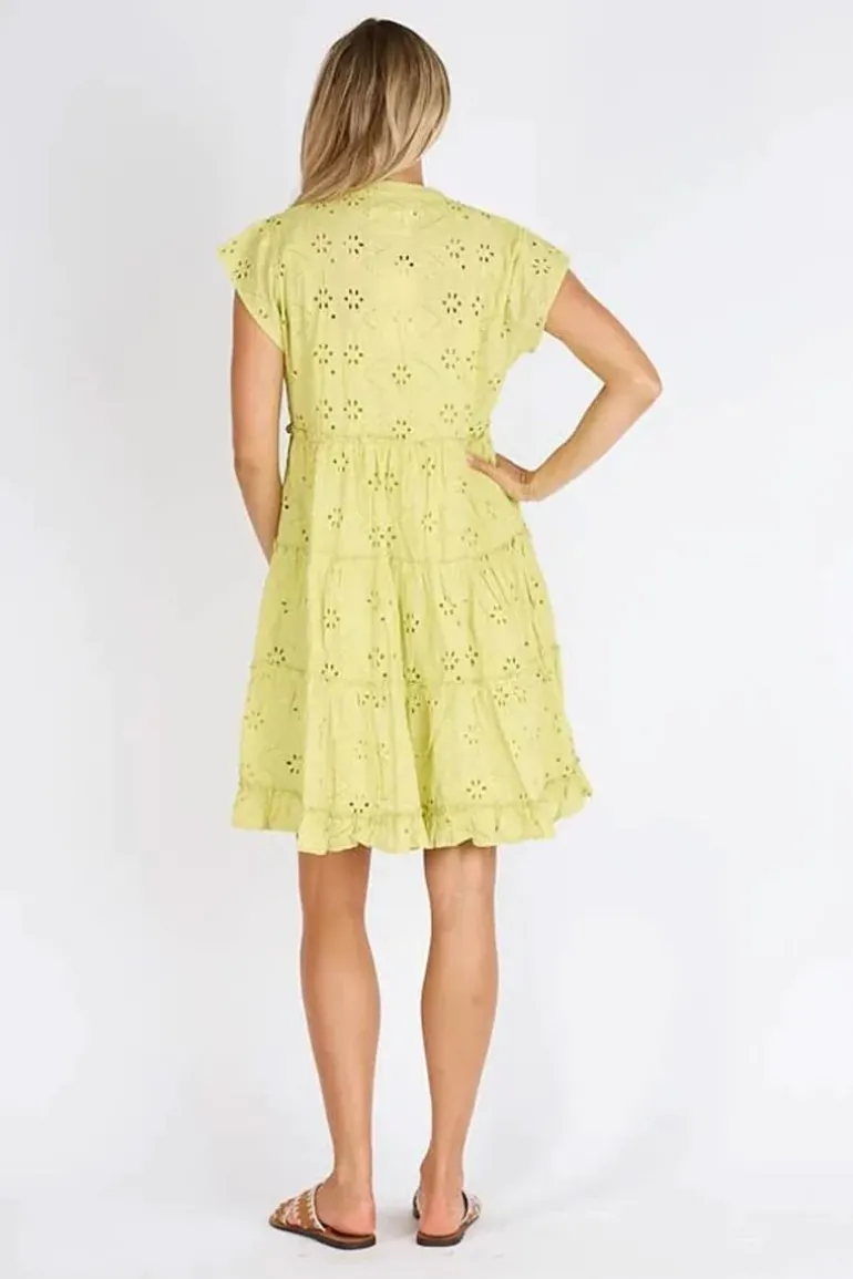 Lula Life Finley Sun Dress In Citrus