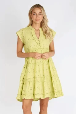 Lula Life Finley Sun Dress In Citrus
