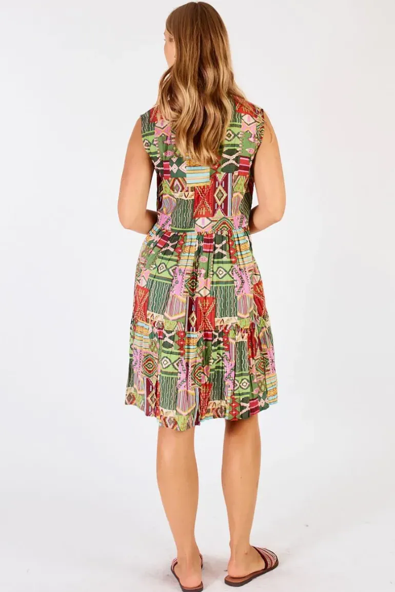 Lula Life Sylvie Sundress In Fern