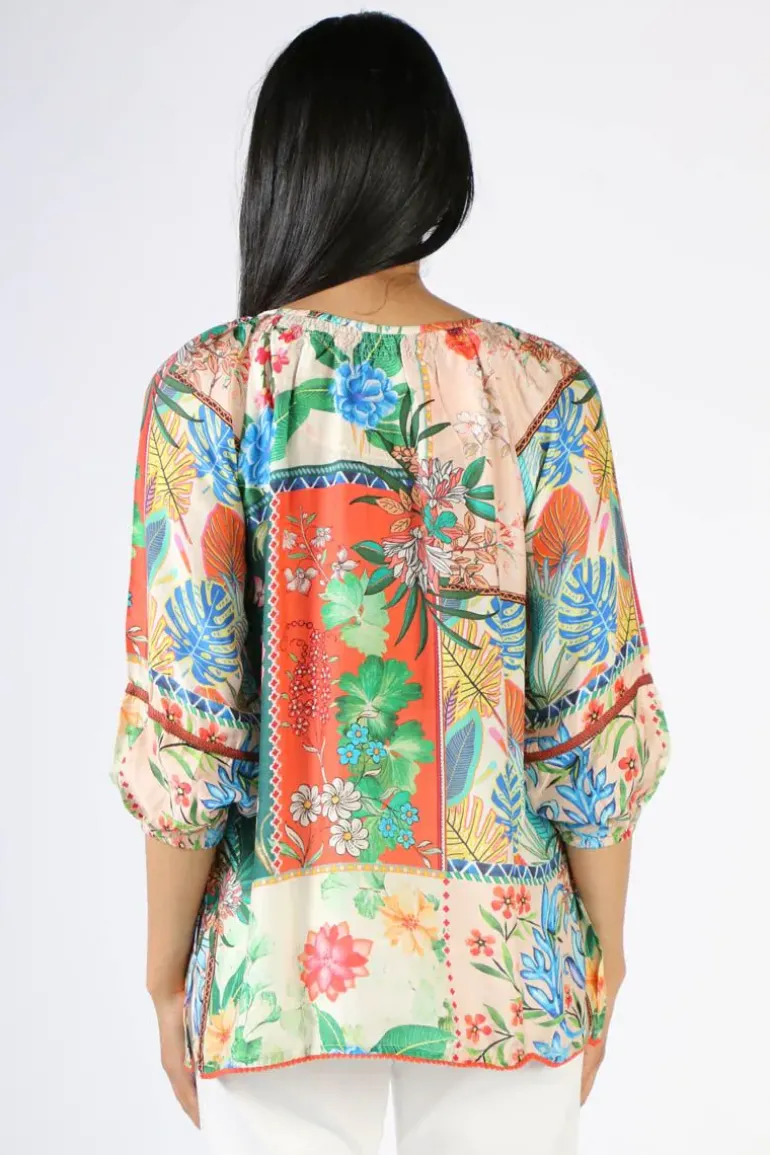 Lula Soul Botanical Top In Flame