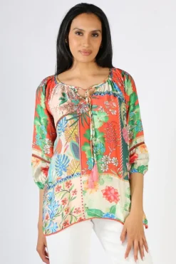 Lula Soul Botanical Top In Flame