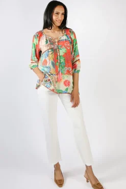 Lula Soul Botanical Top In Flame