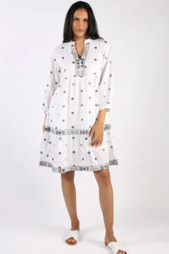 Lula Soul Denny Dress In White