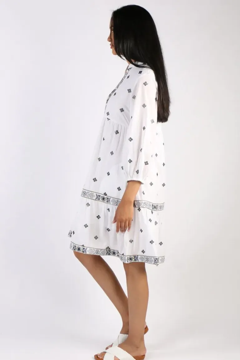Lula Soul Denny Dress In White